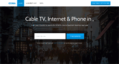 Desktop Screenshot of cablecompaniesinmyarea.net